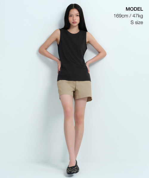MUSINSA STANDARD WOMAN MUSINSA STANDARD WOMAN Women's Basic Sleeveless Top Black
