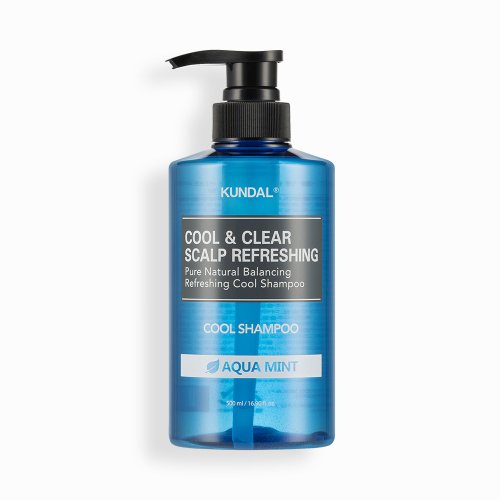 KUNDAL Cool & Clear Scalp Refreshing Cool Shampoo Aquamint 500ml