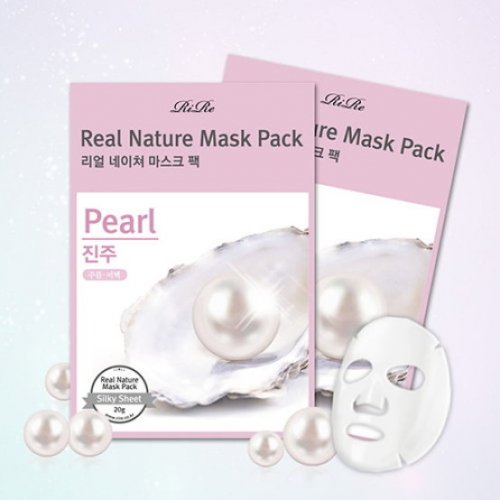 RIRE RIRE Real Nature Pearl Mask Pack 30 sheets