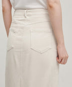 MUSINSA STANDARD WOMAN MUSINSA STANDARD WOMAN Corduroy Midi Skirt [Cream]
