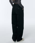 MUSINSA STANDARD WOMAN MUSINSA STANDARD WOMAN Women's Wide Corduroy Pants (Black)