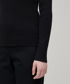 MUSINSA STANDARD WOMAN MUSINSA STANDARD WOMAN Women's Ribbed Slim Turtleneck Knit Black