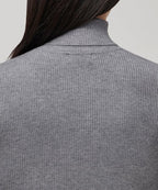 MUSINSA STANDARD WOMAN MUSINSA STANDARD WOMAN Women's Ribbed Slim Turtleneck Knit Medium Gray