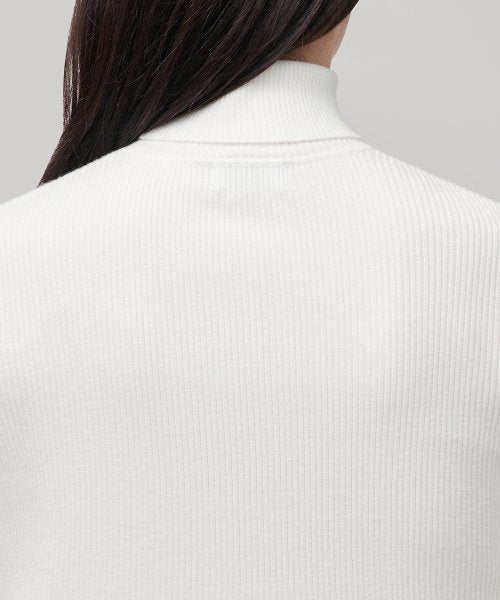 MUSINSA STANDARD WOMAN MUSINSA STANDARD WOMAN Women's Ribbed Slim Turtleneck Knit [Size M]