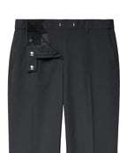 MUSINSA STANDARD WOMAN MUSINSA STANDARD WOMAN Women's Slim Straight Hidden Banding Slacks [Gray]