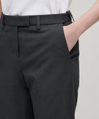 MUSINSA STANDARD WOMAN MUSINSA STANDARD WOMAN Women's Slim Straight Hidden Banding Slacks [Gray]