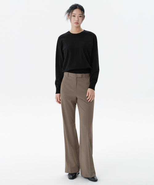 MUSINSA STANDARD WOMAN MUSINSA STANDARD WOMAN Women's Slacks Dusty Beige
