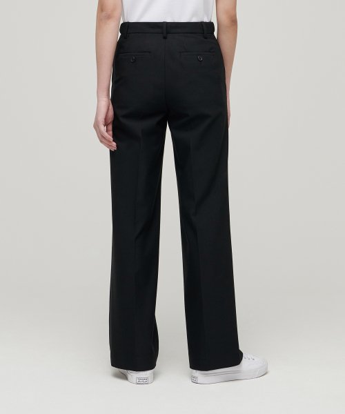 MUSINSA STANDARD WOMAN MUSINSA STANDARD WOMAN Women's Wide Hidden Banding Slacks (Black)