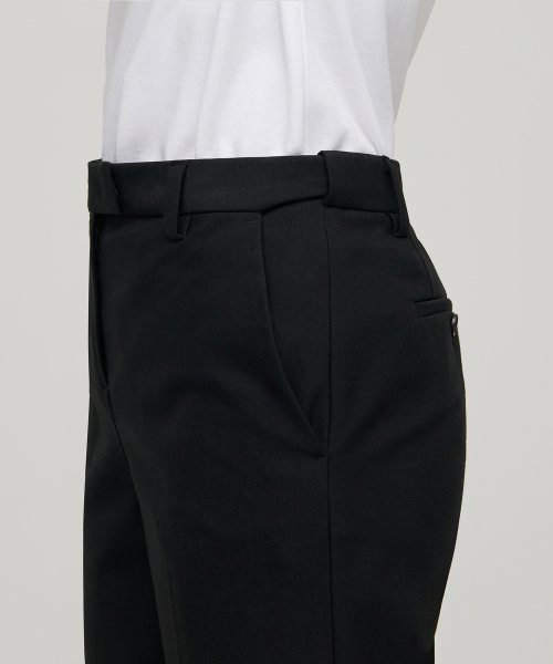 MUSINSA STANDARD WOMAN MUSINSA STANDARD WOMAN Women's Wide Hidden Banding Slacks (Black)