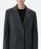 MUSINSA STANDARD WOMAN MUSINSA STANDARD WOMAN Women's Oversized Blazer Gray