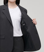MUSINSA STANDARD WOMAN MUSINSA STANDARD WOMAN Women's Oversized Blazer Gray