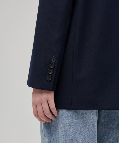 MUSINSA STANDARD WOMAN MUSINSA STANDARD WOMAN Women's Oversized Blazer [Navy]