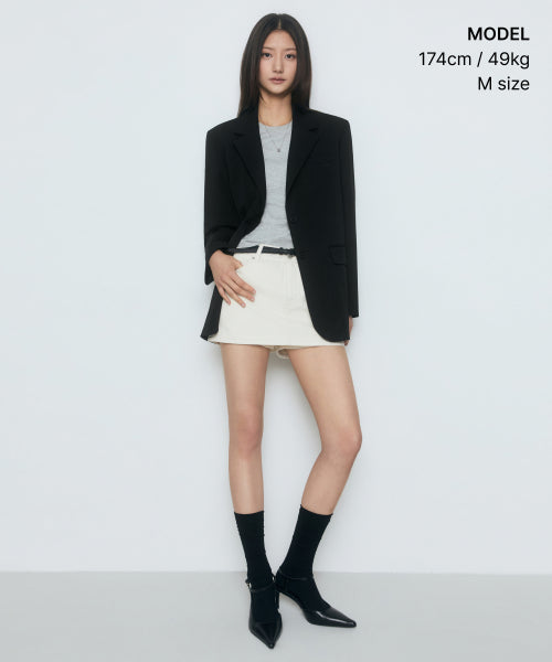 MUSINSA STANDARD WOMAN MUSINSA STANDARD WOMAN Women's Oversized Blazer [Black]
