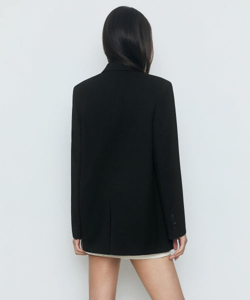 MUSINSA STANDARD WOMAN MUSINSA STANDARD WOMAN Women's Oversized Blazer [Black]
