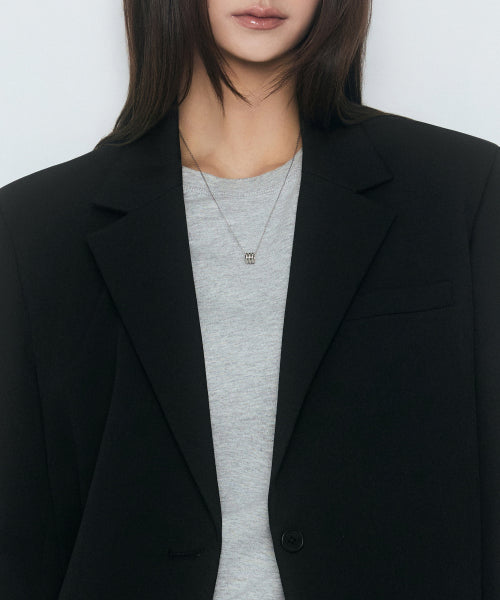 MUSINSA STANDARD WOMAN MUSINSA STANDARD WOMAN Women's Oversized Blazer [Black]