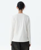 MUSINSA STANDARD WOMAN MUSINSA STANDARD WOMAN T-Shirt Cream