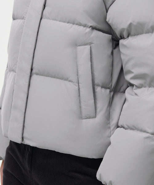 MUSINSA STANDARD WOMAN MUSINSA STANDARD WOMAN Padded Jacket light gray