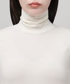 MUSINSA STANDARD WOMAN MUSINSA STANDARD WOMAN T-Shirt Slim Turtleneck [Cream]