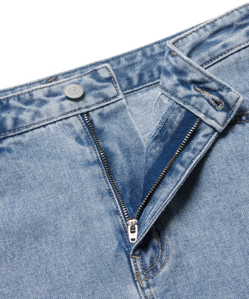 MUSINSA STANDARD WOMAN MUSINSA STANDARD WOMAN Denim Midi Skirt Light Indigo