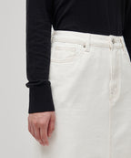 MUSINSA STANDARD WOMAN MUSINSA STANDARD WOMAN Denim Midi Skirt Cream