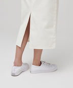 MUSINSA STANDARD WOMAN MUSINSA STANDARD WOMAN Denim Midi Skirt Cream