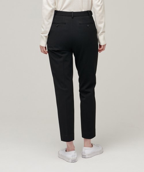 MUSINSA STANDARD WOMAN MUSINSA STANDARD WOMAN Women's Slacks Hidden Banding [Black]
