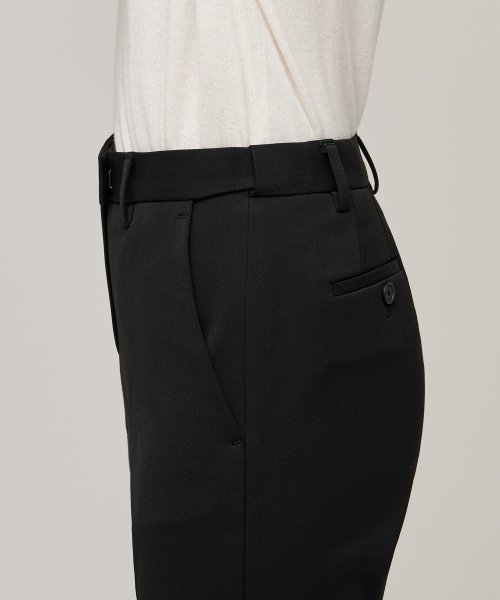 MUSINSA STANDARD WOMAN MUSINSA STANDARD WOMAN Women's Slacks Hidden Banding [Black]