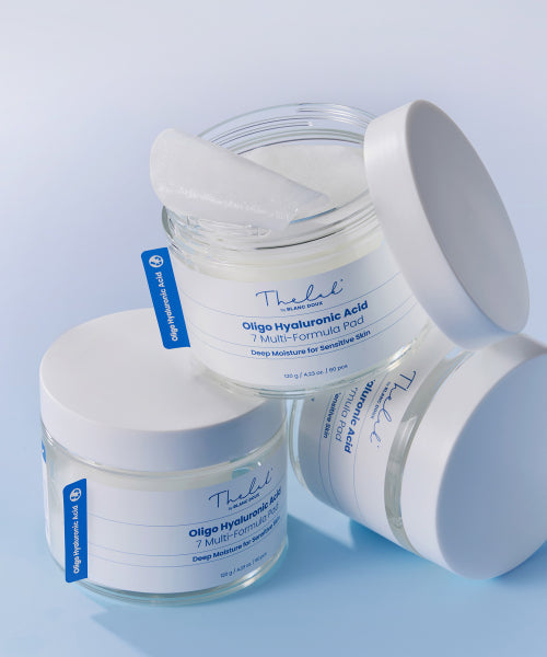 THE LAB by blanc doux 60 low-molecular-weight hyaluronic acid 7 multi-formula pads + 10 additional pads provided