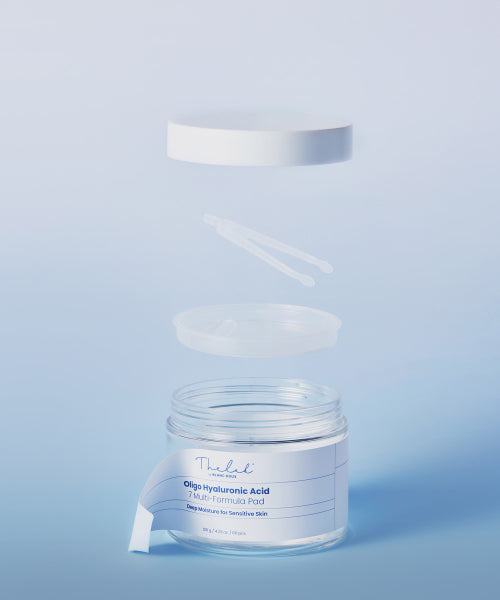 THE LAB by blanc doux 60 low-molecular-weight hyaluronic acid 7 multi-formula pads + 10 additional pads provided