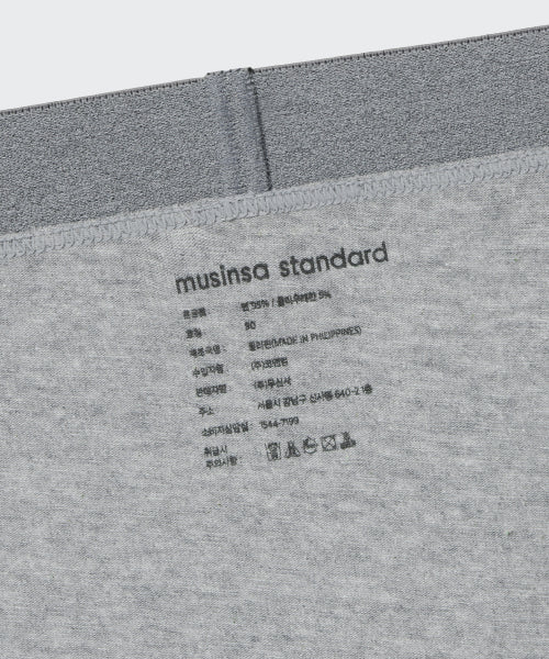 MUSINSA STANDARD WOMAN MUSINSA STANDARD WOMAN Women's Cotton Panties Medium Gray