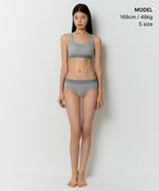 MUSINSA STANDARD WOMAN MUSINSA STANDARD WOMAN Women's Cotton Bra Top Medium Gray