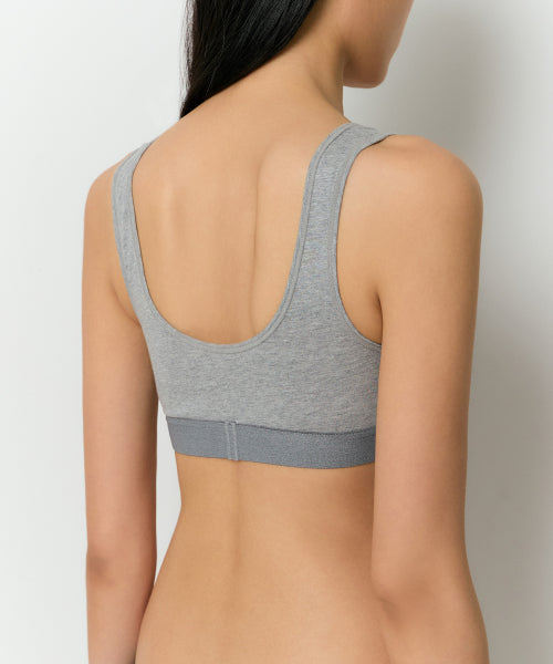 MUSINSA STANDARD WOMAN MUSINSA STANDARD WOMAN Women's Cotton Bra Top Medium Gray