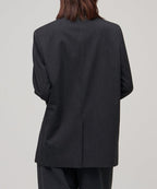 MUSINSA STANDARD WOMAN MUSINSA STANDARD WOMAN Women's Oversized Blazer Charcoal Gray