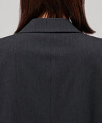 MUSINSA STANDARD WOMAN MUSINSA STANDARD WOMAN Women's Oversized Blazer Charcoal Gray