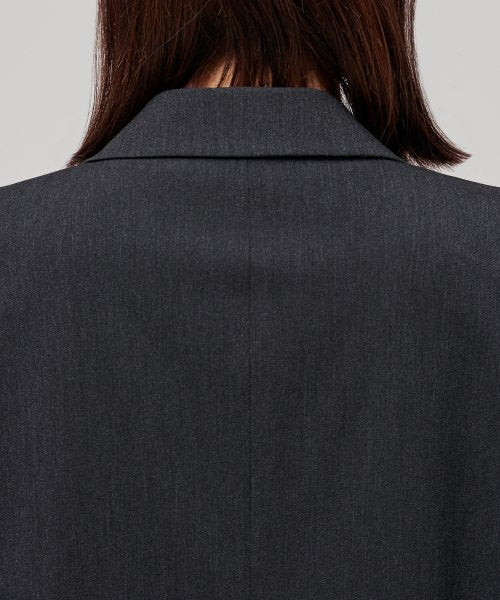 MUSINSA STANDARD WOMAN MUSINSA STANDARD WOMAN Women's Oversized Blazer Charcoal Gray