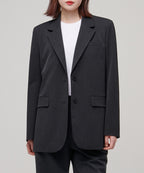 MUSINSA STANDARD WOMAN MUSINSA STANDARD WOMAN Women's Oversized Blazer Charcoal Gray