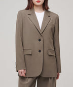MUSINSA STANDARD WOMAN MUSINSA STANDARD WOMAN Women's Oversized Blazer Dusty Beige