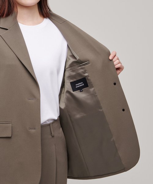 MUSINSA STANDARD WOMAN MUSINSA STANDARD WOMAN Women's Oversized Blazer Dusty Beige