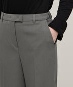 MUSINSA STANDARD WOMAN MUSINSA STANDARD WOMAN Slacks Women's Wide Hidden Banding [Warm Gray]