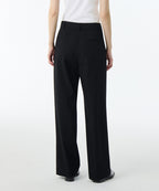 MUSINSA STANDARD WOMAN MUSINSA STANDARD WOMAN Slacks Waist Bandless Wide [Black]