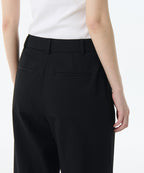 MUSINSA STANDARD WOMAN MUSINSA STANDARD WOMAN Slacks Waist Bandless Wide [Black]