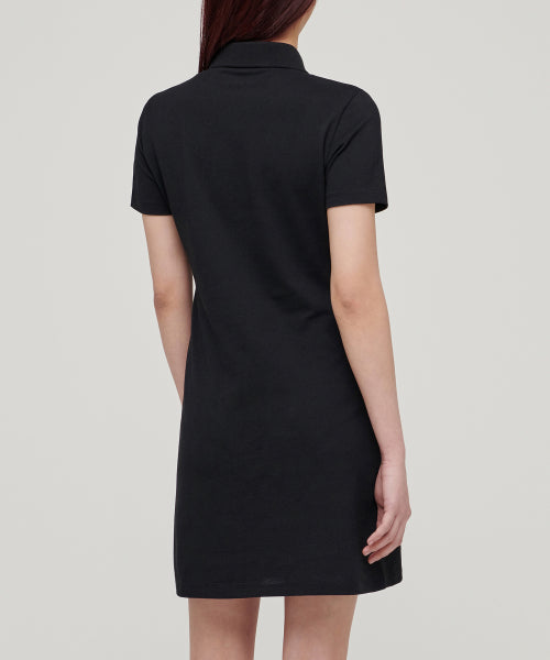 MUSINSA STANDARD WOMAN MUSINSA STANDARD WOMAN Women’s Pique Polo One-Piece Black