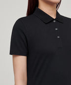 MUSINSA STANDARD WOMAN MUSINSA STANDARD WOMAN Women’s Pique Polo One-Piece Black