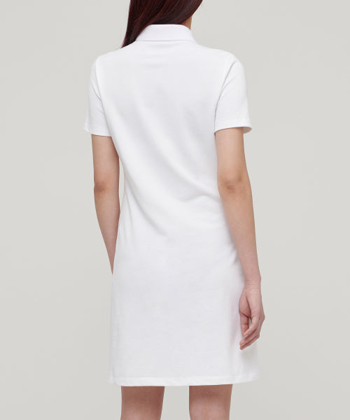 MUSINSA STANDARD WOMAN MUSINSA STANDARD WOMAN Women’s Pique Polo One Piece (White)