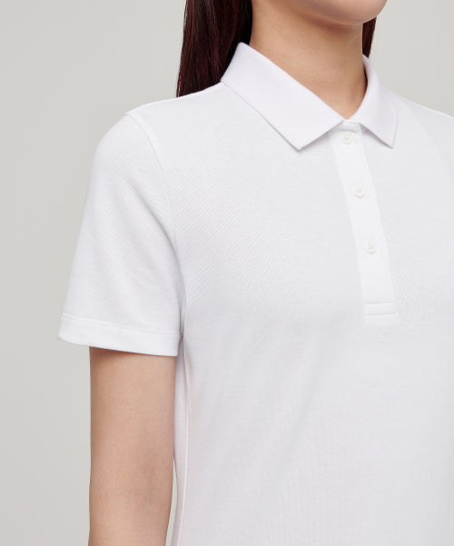 MUSINSA STANDARD WOMAN MUSINSA STANDARD WOMAN Women’s Pique Polo One Piece (White)