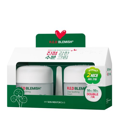 DR.G Red Blemish Clear Soothing Cream 50mLx2 Gift Set