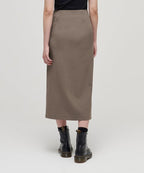 MUSINSA STANDARD WOMAN MUSINSA STANDARD WOMAN Women's High Waist Slit Long Skirt Dusty Beige
