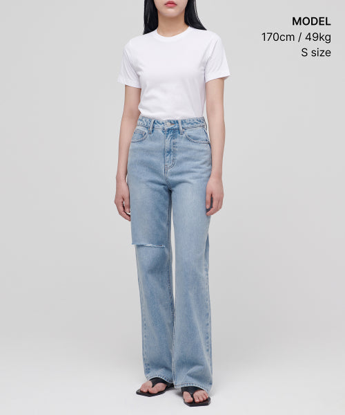MUSINSA STANDARD WOMAN MUSINSA STANDARD WOMAN Women's Denim Pants Loose Straight