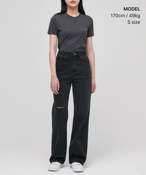 MUSINSA STANDARD WOMAN MUSINSA STANDARD WOMAN Women's Denim Pants Loose Straight