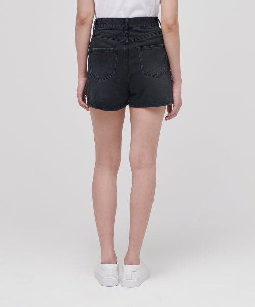 MUSINSA STANDARD WOMAN MUSINSA STANDARD WOMAN Women's Basic Denim Shorts (Washed Black)